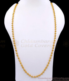 CKMN47-Lg 30 Inch Long Gold Mani Malai One Gram Gold Chain Design For Daily Use Shop Online CKMN47-Lg 30 Inch Long Gold Mani Malai One Gram Gold Chain Design For Daily Use Shop Online