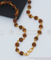 CKMN46 30inches Long Rudraksha Mala Gold Chain Design For Men Daily Use Shop Online