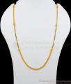 CKMN58 Traditional Black Crystal One Gram Gold Chain Models for Women