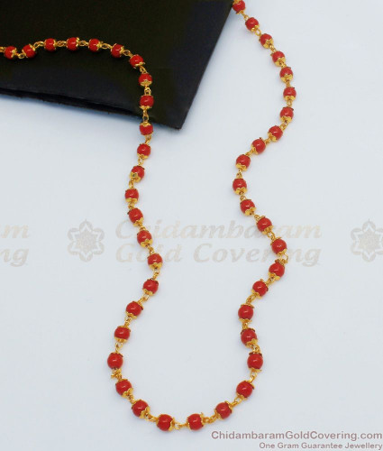 Red sales ball chain