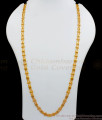 CKMN60-LG 30 Inches Fast Selling Double Line One Gram Gold Pearl Chain for Daily Use