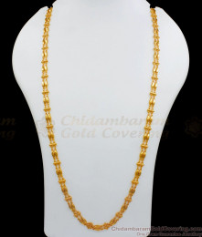 CKMN60-LG 30 Inches Fast Selling Double Line One Gram Gold Pearl Chain for Daily Use CKMN60-LG 30 Inches Fast Selling Double Line One Gram Gold Pearl Chain for Daily Use