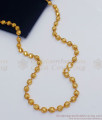 CKMN66 - Fine Finish Gold Beads Daily Wear Chain for Ladies New Arrival