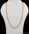 CKMN66 - Fine Finish Gold Beads Daily Wear Chain for Ladies New Arrival