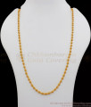 CKMN67 - Daily Wear Gold Beads Chain One Gram Jewelry