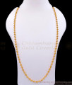 CKMN68-LG - 30 inches Long Milagu Mani Design Gold Beads Daily Wear Chain Collections CKMN68-LG - 30 inches Long Milagu Mani Design Gold Beads Daily Wear Chain Collections
