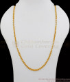 CKMN72 - Mixed White Crystal Design Gold Beads Daily Wear Chain Collections