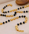 CKMN90 Traditional Gold Plated Karugamani Gold Ball Beaded Chain