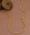 IMP03 - Original Plain Impon Wheat Chain Design For Daily Wear