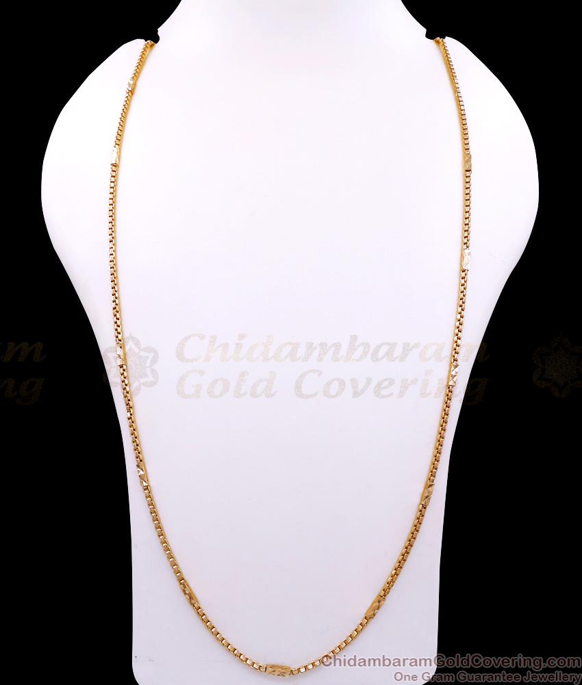 IMP09-Lg - 30 Inch Long Original Impon Panchaloha Chain Design For Daily Wear