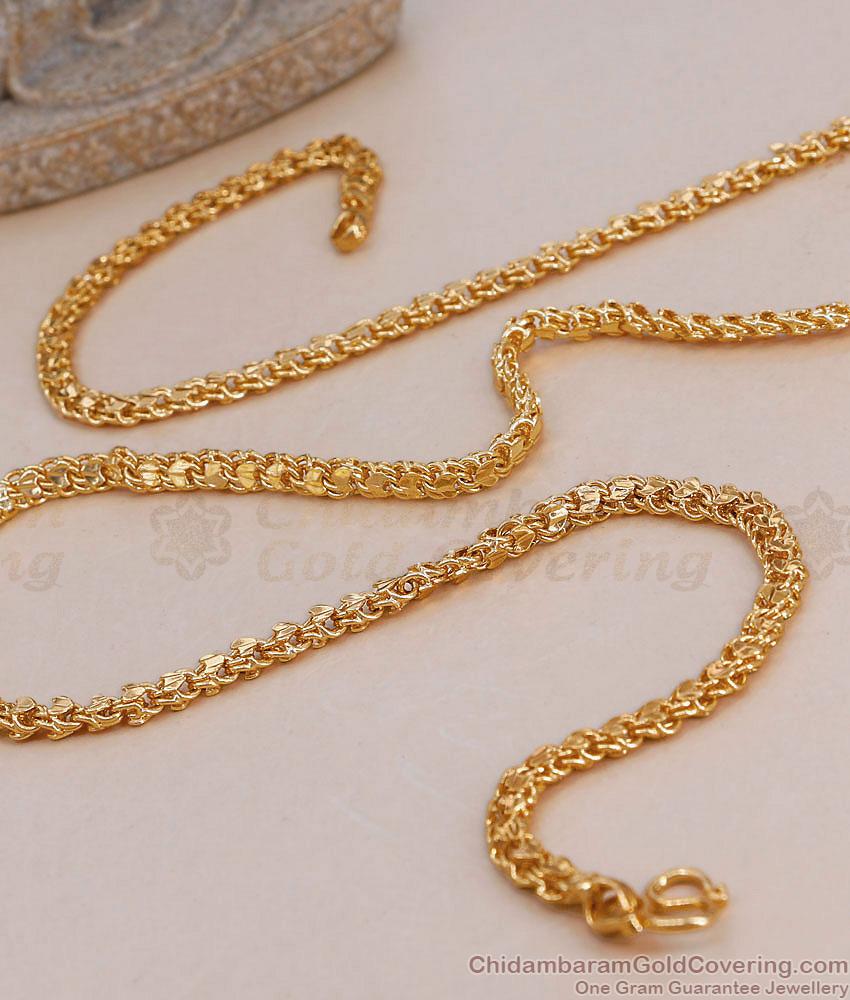 IMP15 - New Arrival Impon Panchaloha Chain Heart Pattern 5 Metal Jewelry