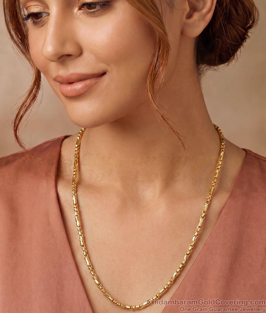 IMP17 - Original Five Metal Impon Wheat Thali Chain Daily Wear