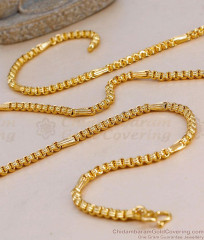 IMP18 - Impon Impon Metal Bamboo Design Chain For Men And Women