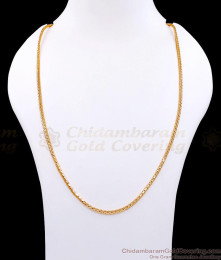 IMP19 - Buy Plain Impon Gold Finish Chain For Daily Use Online