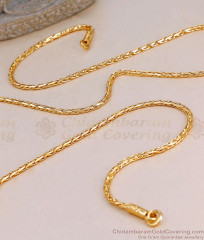 IMP25-Lg - 30 Inch Long Royal Round Wheat Link 5 Metal Chain Impon Jewelry IMP25-Lg - 30 Inch Long Royal Round Wheat Link 5 Metal Chain Impon Jewelry