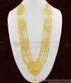 Five Line Design Grand Gold Haram Chain Bridal Wear Jewellery HR1003 Five Line Design Grand Gold Haram Chain Bridal Wear Jewellery HR1003