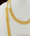 Light Weight Inspiring Kerala Leaf Design Haram Necklace Combo Set HR1022