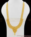 Attractive Gold Finish Calcutta Design Bridal Haram Jewelry HR1042