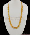 Simple Gold Light Weight Mullaipoo Beads Traditional Haram Necklace HR1095