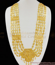Grand Traditional Heavy Five Line Governor Malai Bridal Haram For Marriage HR1098 Grand Traditional Heavy Five Line Governor Malai Bridal Haram For Marriage HR1098