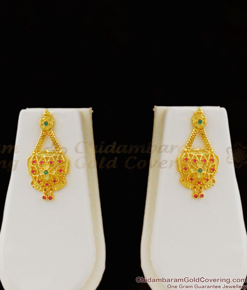 Real Gold Design Bridal Forming Enamel Haram With Earrings Latest Collections HR1104