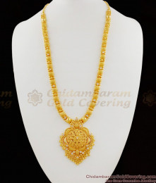 Trendy AD White Stone Gold Plated Dollar Chain Type Haram Bridal Collection HR1117 Trendy AD White Stone Gold Plated Dollar Chain Type Haram Bridal Collection HR1117