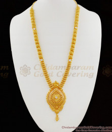 Pure Gold Dollar Chain With AD White Stone Net Pattern Haram Jewellery HR1118 Pure Gold Dollar Chain With AD White Stone Net Pattern Haram Jewellery HR1118