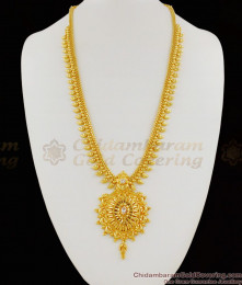 First Quality Latest Design Gold Plated Bridal Haram With White Diamond For Marriage HR1141 First Quality Latest Design Gold Plated Bridal Haram With White Diamond For Marriage HR1141