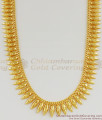 Light Weight Real One Gram Gold Bridal Haram Mullaipoo Design Jewellery Online HR1143