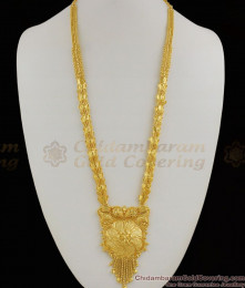 Big Flower Design Gold Inspired Calcutta Design Bridal Haram For Womens HR1149 Big Flower Design Gold Inspired Calcutta Design Bridal Haram For Womens HR1149