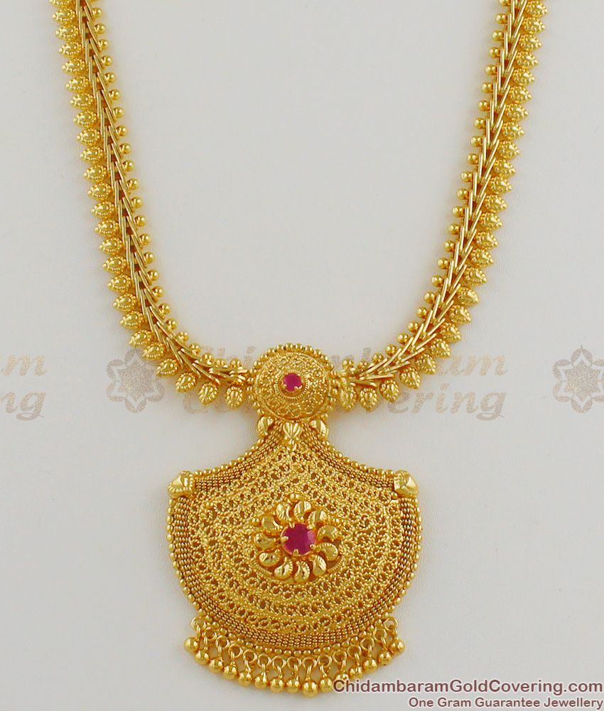 Gorgeous Handmade Short Haram Jewelry With Single Ruby Stone Imitation Jewelry HR1184 Gorgeous Handmade Short Haram Jewelry With Single Ruby Stone Imitation Jewelry HR1184