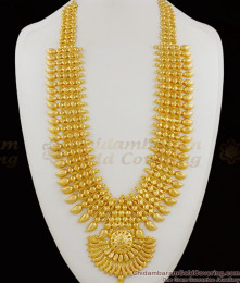 Magnificent Kerala Bridal Wear Traditional Four Line Heavy Mango Haram Malai HR1187 Magnificent Kerala Bridal Wear Traditional Four Line Heavy Mango Haram Malai HR1187