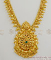 Premium Design Gold Plated Dollar Type Emerald Stone Bridal Jewellery Collection HR1188