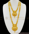 Dazzling Latest Fashion White AD Stone Gold Plated Haram Necklace Jewelry HR1243