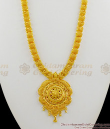 South India Gold Plated Net Pattern Haaram Jewellery Party Wear Collections HR1256 South India Gold Plated Net Pattern Haaram Jewellery Party Wear Collections HR1256