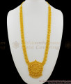 Traditional Gold Kerala Net Pattern Dollar With Small Mullaipoo Design Haram Chain HR1263