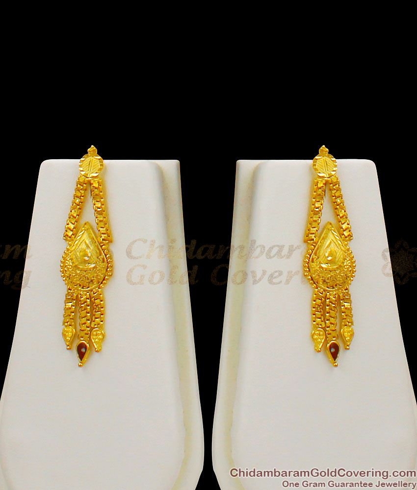 Ladies Favorite Gold Forming Bridal Set Jewellery Haram WIth Earrings Online HR1268