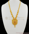 Gorgeous Handmade Short Haram Jewelry With Single Ruby Stone Imitation Jewelry HR1302