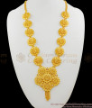 Handmade Gold Flowers Grand Kerala Long Haram Bridal Collections HR1318
