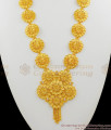 Handmade Gold Flowers Grand Kerala Long Haram Bridal Collections HR1318