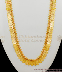 Simple And Light Weight Gold plated Leaf Coins Kasu Malai Haaram Collection HR1342 Simple And Light Weight Gold plated Leaf Coins Kasu Malai Haaram Collection HR1342