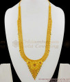 Fascinating Gold Enamel Forming Design Traditional Haram Bridal Set Collection HR1372