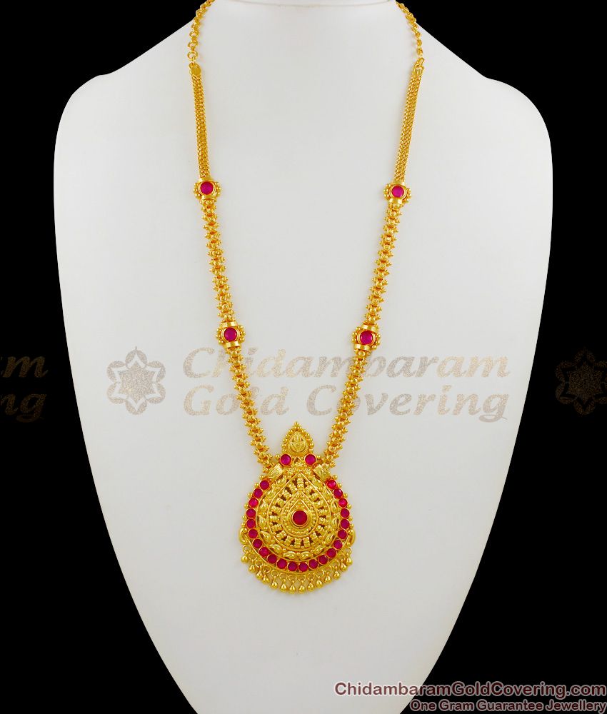 Traditional Stone Haram Gold Design Bridal Collections Offer Price HR1393