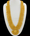 Majestic Mango Design Kerala Bridal Wear Heavy Gold Governor Malai Haram HR1455