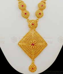 Trendy Fantastic Gold Plated Long Haram Bridal Jewelry With Beads For Ladies HR1462 Trendy Fantastic Gold Plated Long Haram Bridal Jewelry With Beads For Ladies HR1462