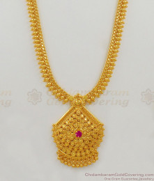 Gold Beads Chain Fashion Real Gold Bridal Haram With Emerald Stone Jewelry HR1525 Gold Beads Chain Fashion Real Gold Bridal Haram With Emerald Stone Jewelry HR1525