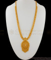 Grand White Stone Dollar Gold Beaded Chain Regular Haram Collections HR1568