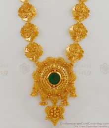 Majestic Grand Palakka Dollar Traditional Kerala Long Haram Bridal Collections HR1594