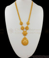 Light Weight Gold Haram Collections Secondary Necklace Design HR1606