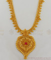 New Model Gold Haram Design With Ruby Stone For Function HR1609